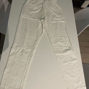 White Linen Pants